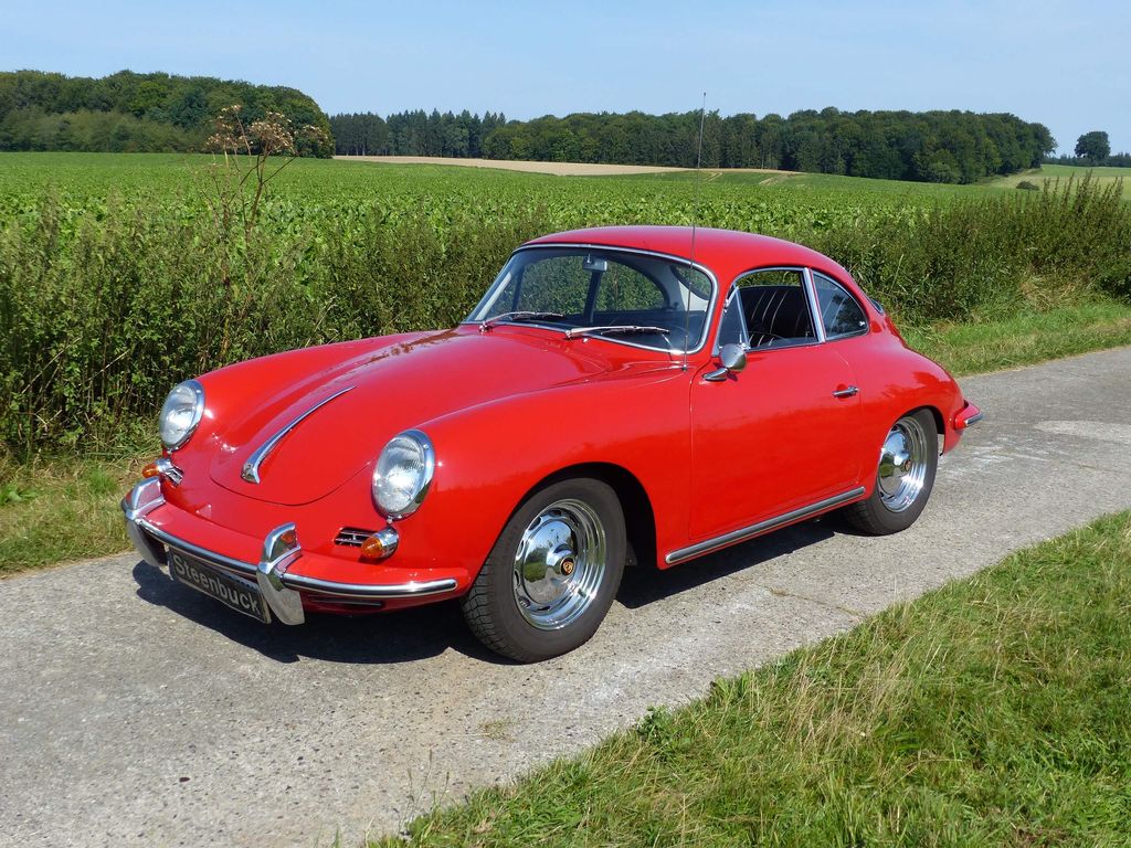 Porsche 356 B 1600 Super (T6) Coupé rot