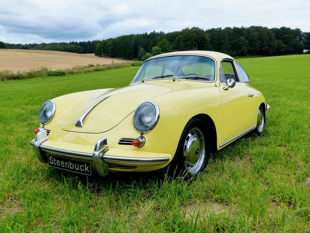 Porsche 356 C 1600 Coupé champagnergelb